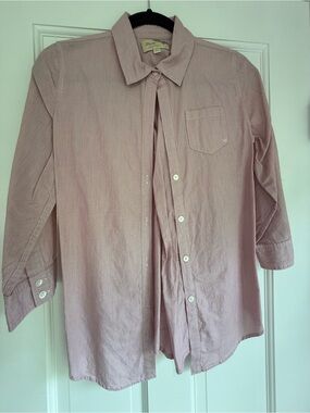 Elizabeth and James Faint Pink Striped Button-Down Shirt